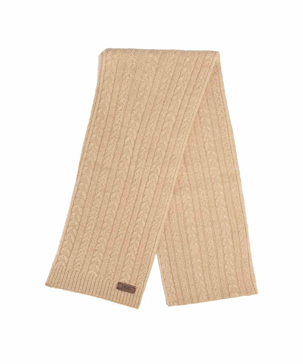 Cashmere Cable UGG Scarf サブ画像